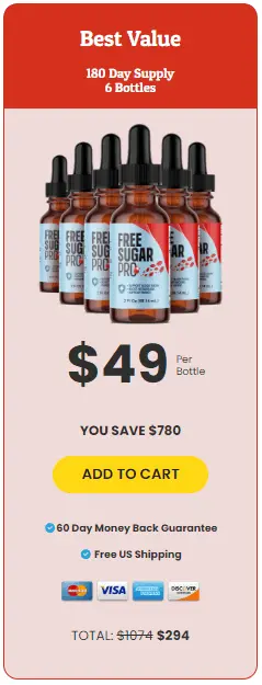 Free Sugar Pro 6 bottle order